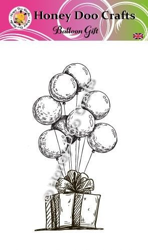 New - Balloon Gift (A6 Stamp)