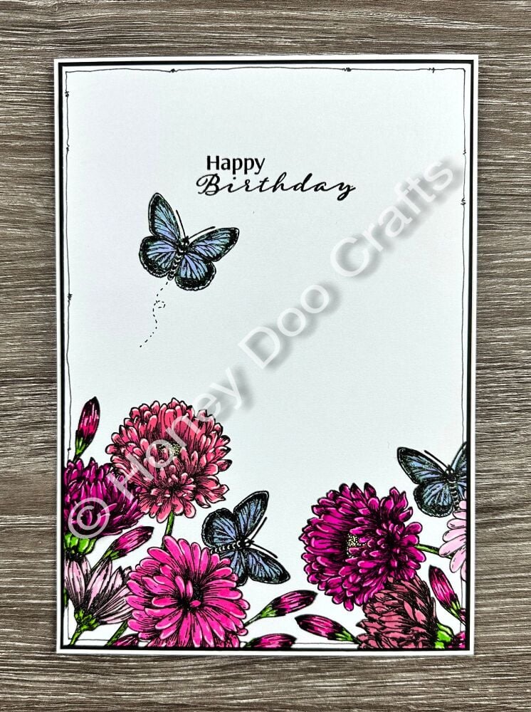 New - Floral Best (A6 Stamp)