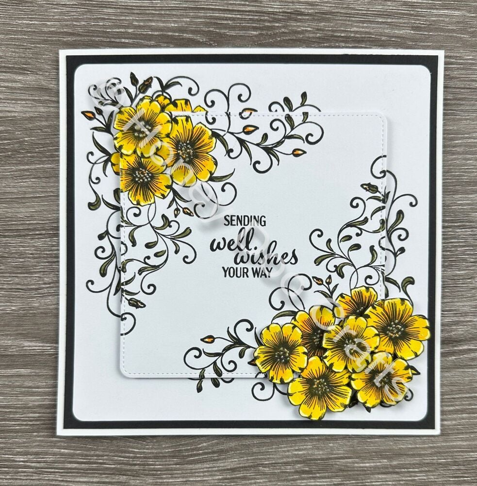 New - Wall Flowers (A5 Stamp)