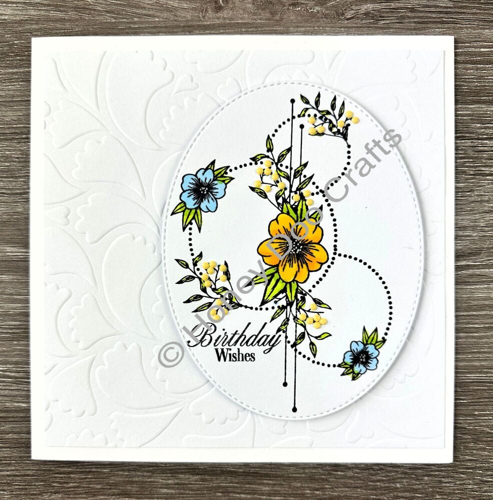 New - Cosmic Floral (A6 Stamp)