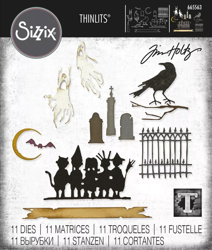 Sizzix Thinlits Die Set 11PK Vault Series: Halloween 2021 by Tim Holtz
