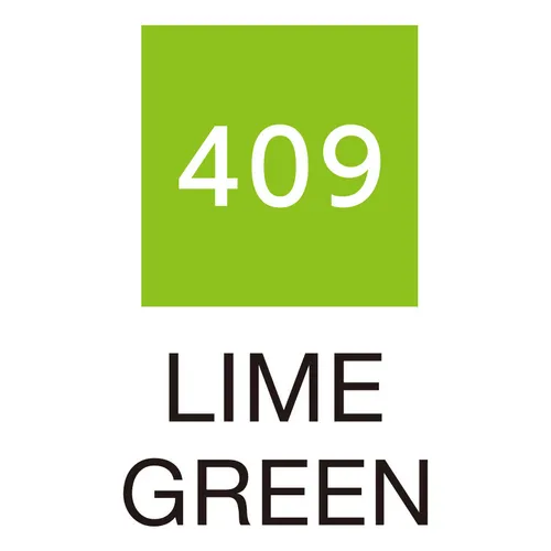 New - Kuretake Zig Clean Color Real Brush - Lime 409