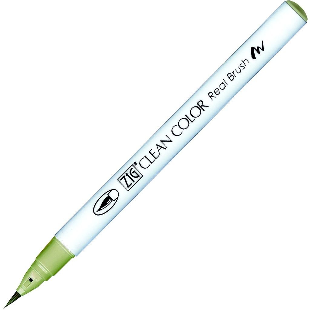 Kuretake Zig Clean Color Real Brush - Light Moss Green 421