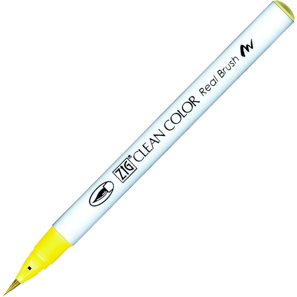 Kuretake Zig Clean Color Real Brush - Mid Yellow 501