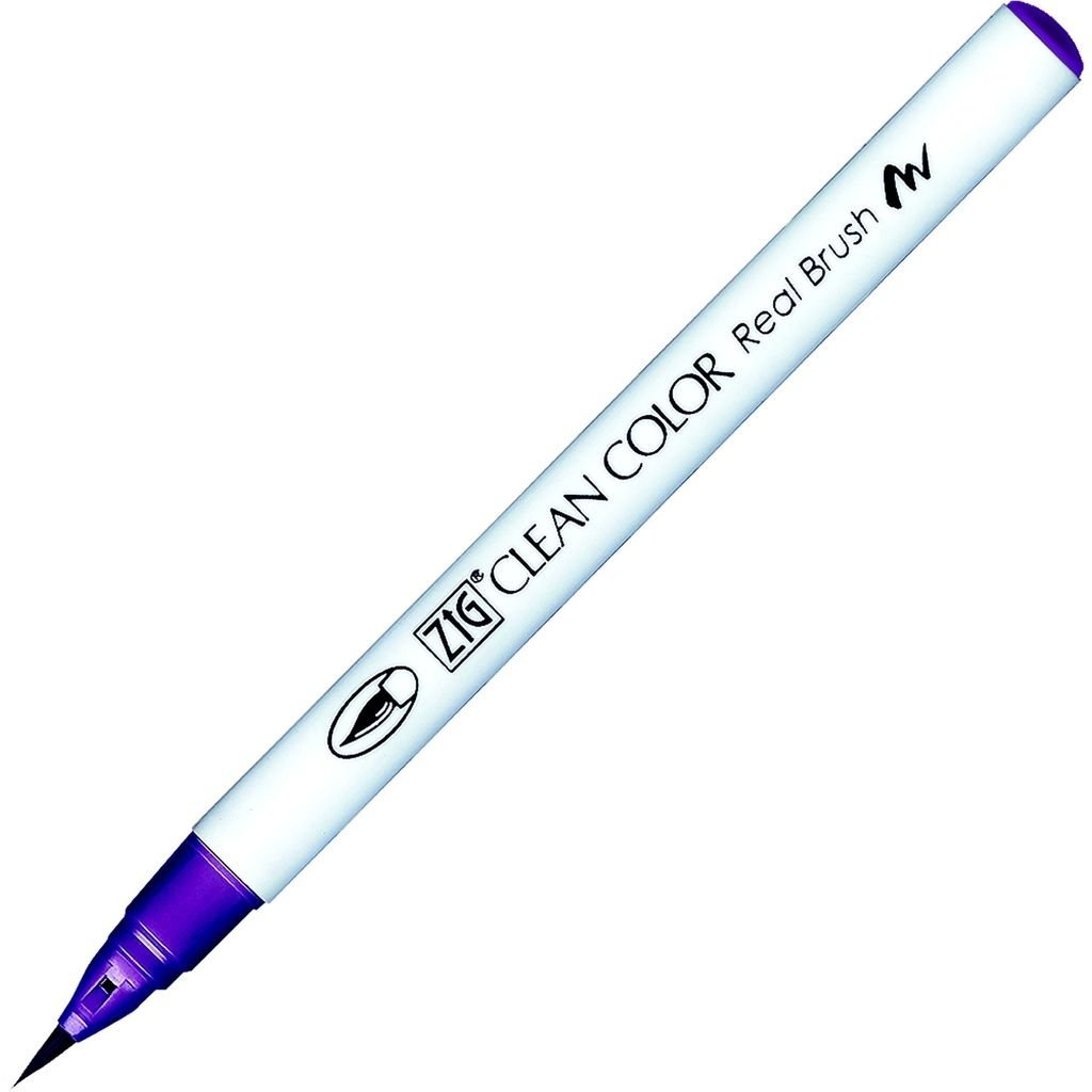 Kuretake Zig Clean Color Real Brush - Dark Violet 814