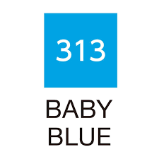 Kuretake Zig Clean Color Real Brush - Baby Blue 313