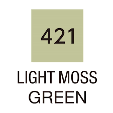 Kuretake Zig Clean Color Real Brush - Light Moss Green 421