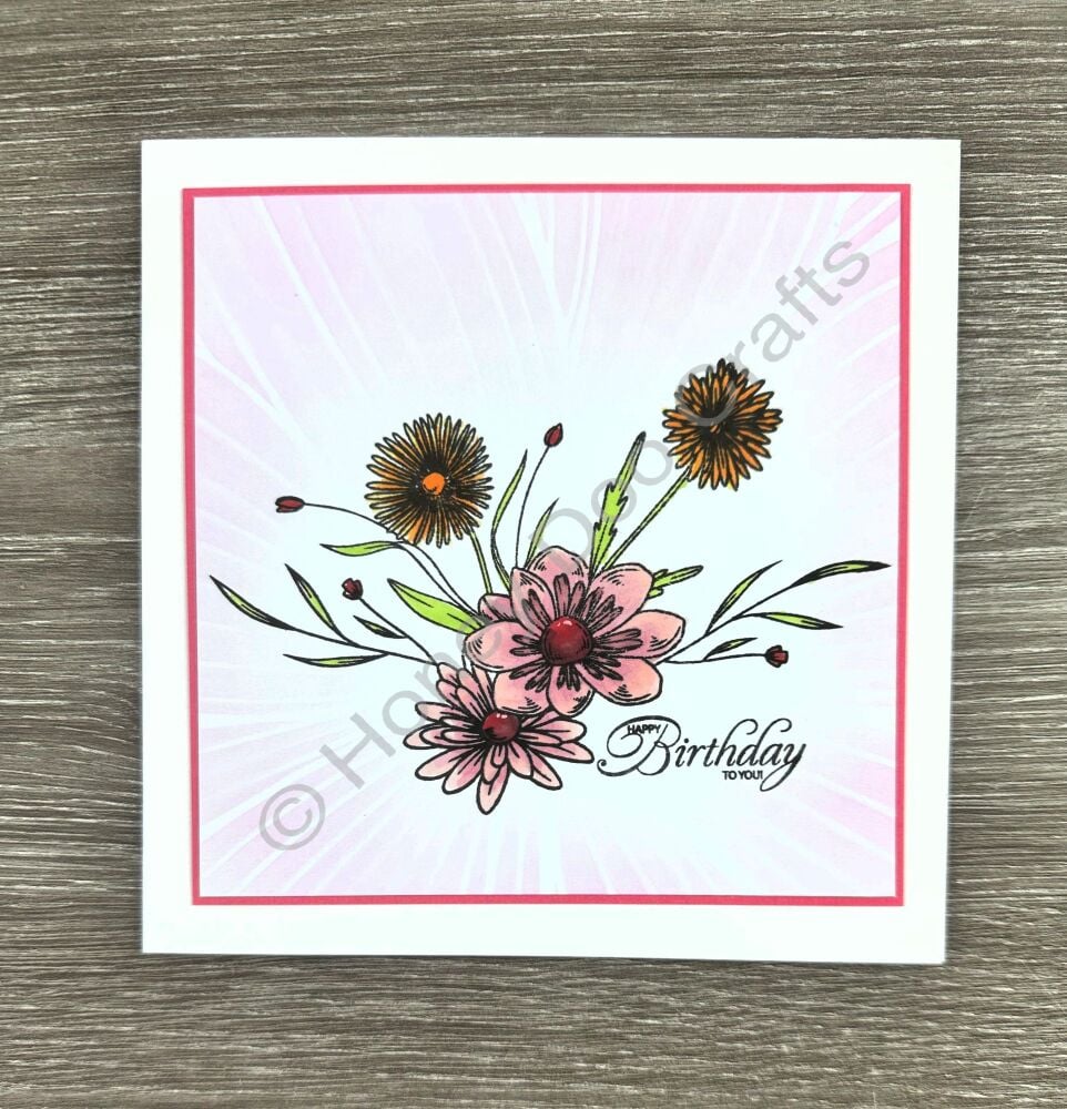 New - Scented Bouquet (A6 Stamp)
