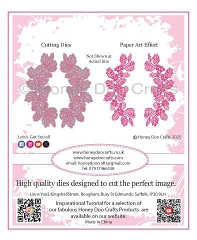 New - Holly Sprigs Detailed Dies - Pre Order Only Dispatched Approx 3 Weeks Limited Stock