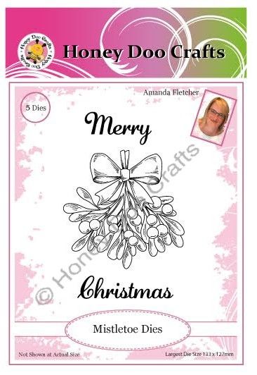 New - Mistletoe Detailed Dies - Pre Order Only Dispatched Approx 3 Weeks Limited Stock