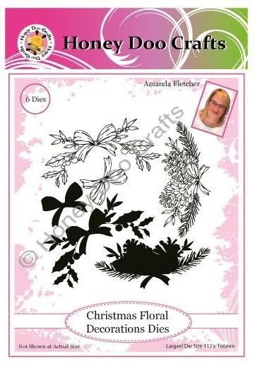 New - Christmas Floral Decorations Detailed Dies - Pre Order Only Dispatched Approx 3 Weeks Limited Stock