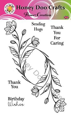 New - Flower Creation (A6 Stamp) Pre  Order Only Dispatched Approx 8th October