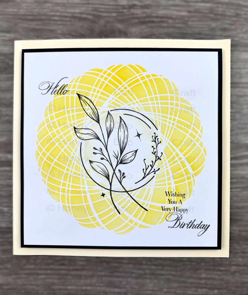 New - Leaves and Branches (A6 Stamp)  Pre  Order Only Dispatched Approx 8th October