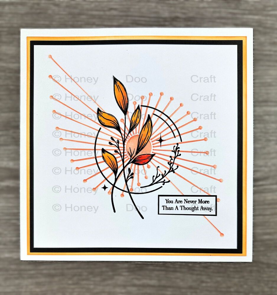 New - Sound waves Stencil  (7x7)  