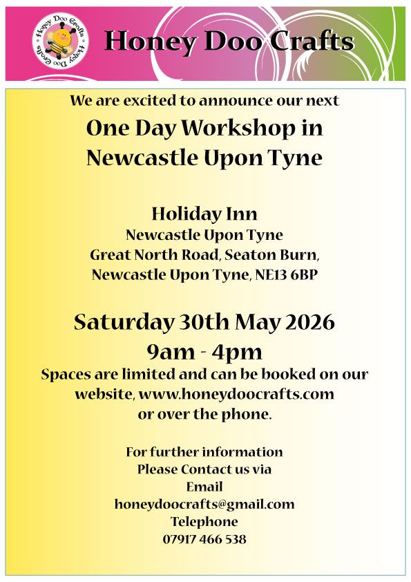 One Day Workshop - Holiday In Newcastle Upon Tyne - Saturday 30th May 2026 