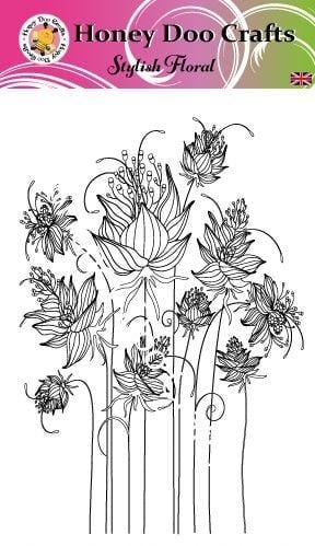 Stylish Floral A6 Stamp  2 Left  (Retired)