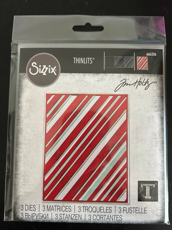Sizzix Thinlits Die Set 3PK - Layered Stripes by Tim Holtz
