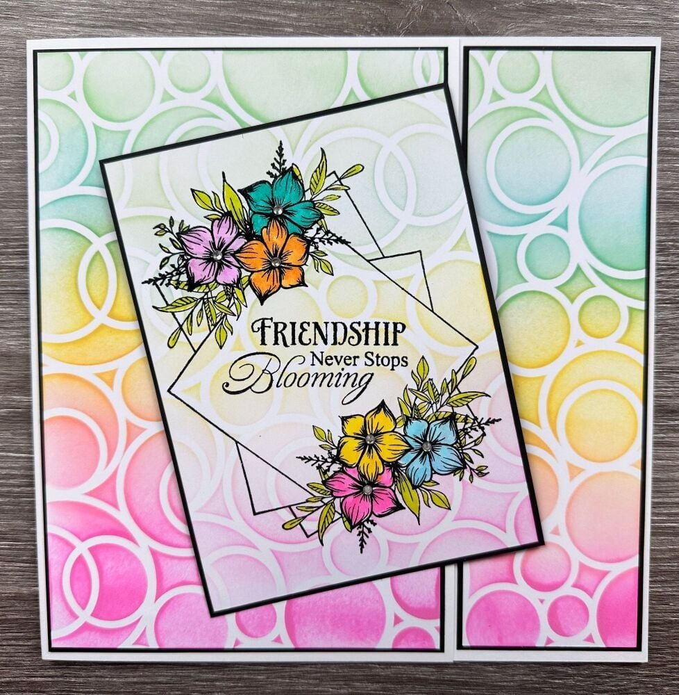 Floral Art (A6 Stamp)