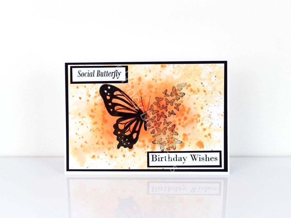 Social Butterfly (A6 Stamp)