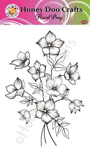 Floral Posy A6 Stamp  1 Left  (Retired)