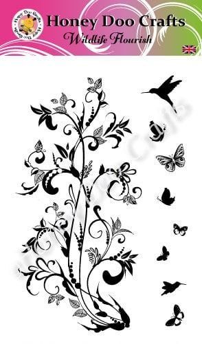 Wildlife Flourish A6 Stamp  1 Left  (Retired)