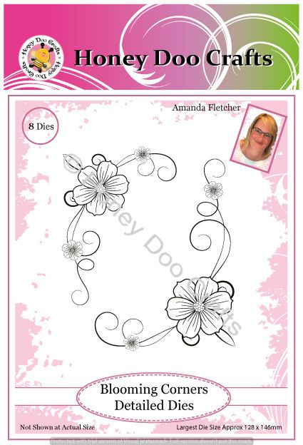 New - Blooming Corners Detailed Dies PK 7 -  BRAND NEW