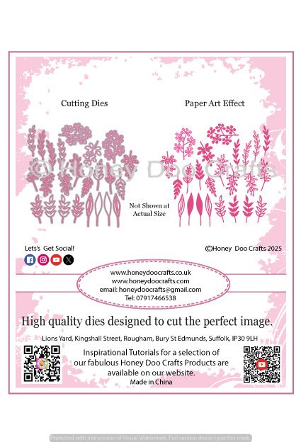 New - Fun Foliage Detailed Dies  PK 24 -  BRAND NEW