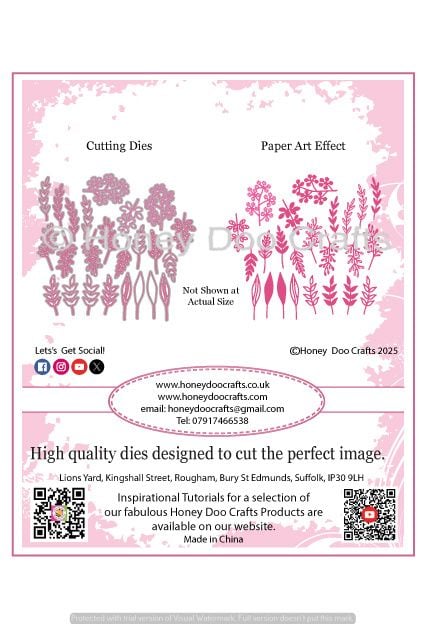 New - Fun Foliage Detailed Dies  PK 24 -  BRAND NEW