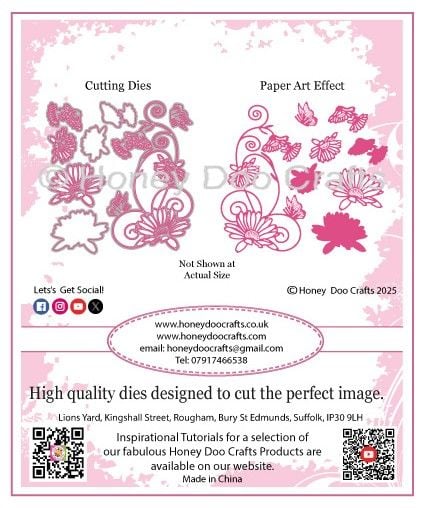 New - Crazy Daisies Detailed Dies  PK 8 -  BRAND NEW