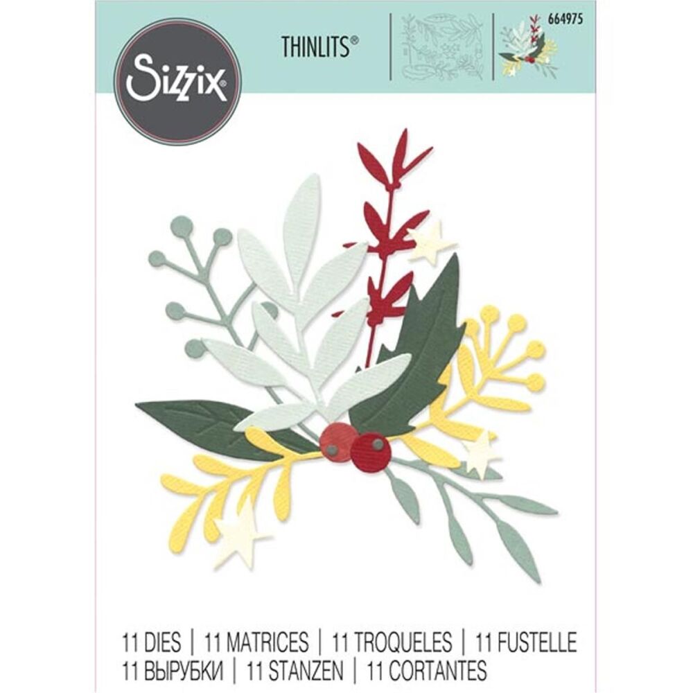 Sizzix Thinlits Die Set 11PK - Buds & Branches