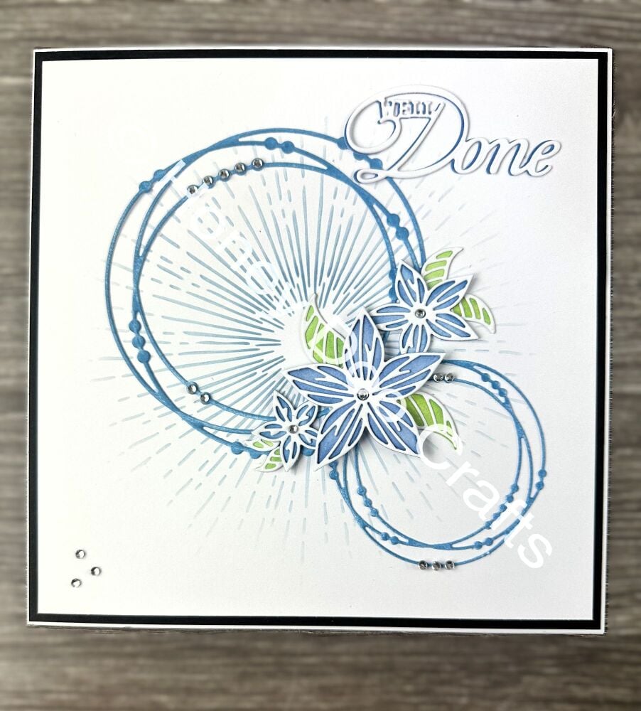 Firework Burst Stencil  (7 x 7)