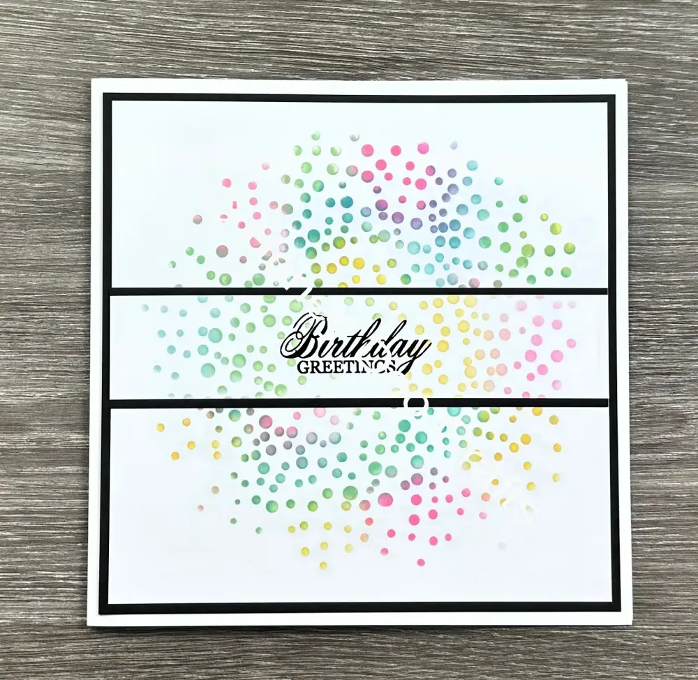 Dottie Circle Stencil  (7 x 7)