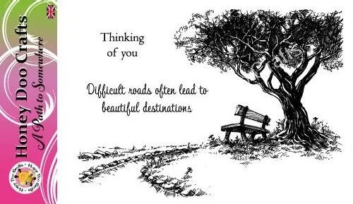 A Path to Somewhere A6 Stamp   (Retired) 1 Left