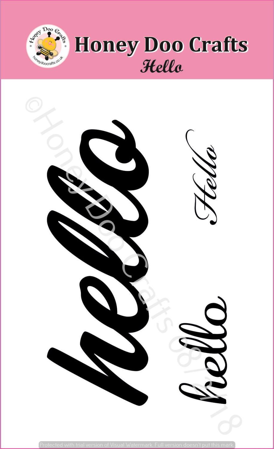 Hello A7 Stamp   (Retired) 2 Left