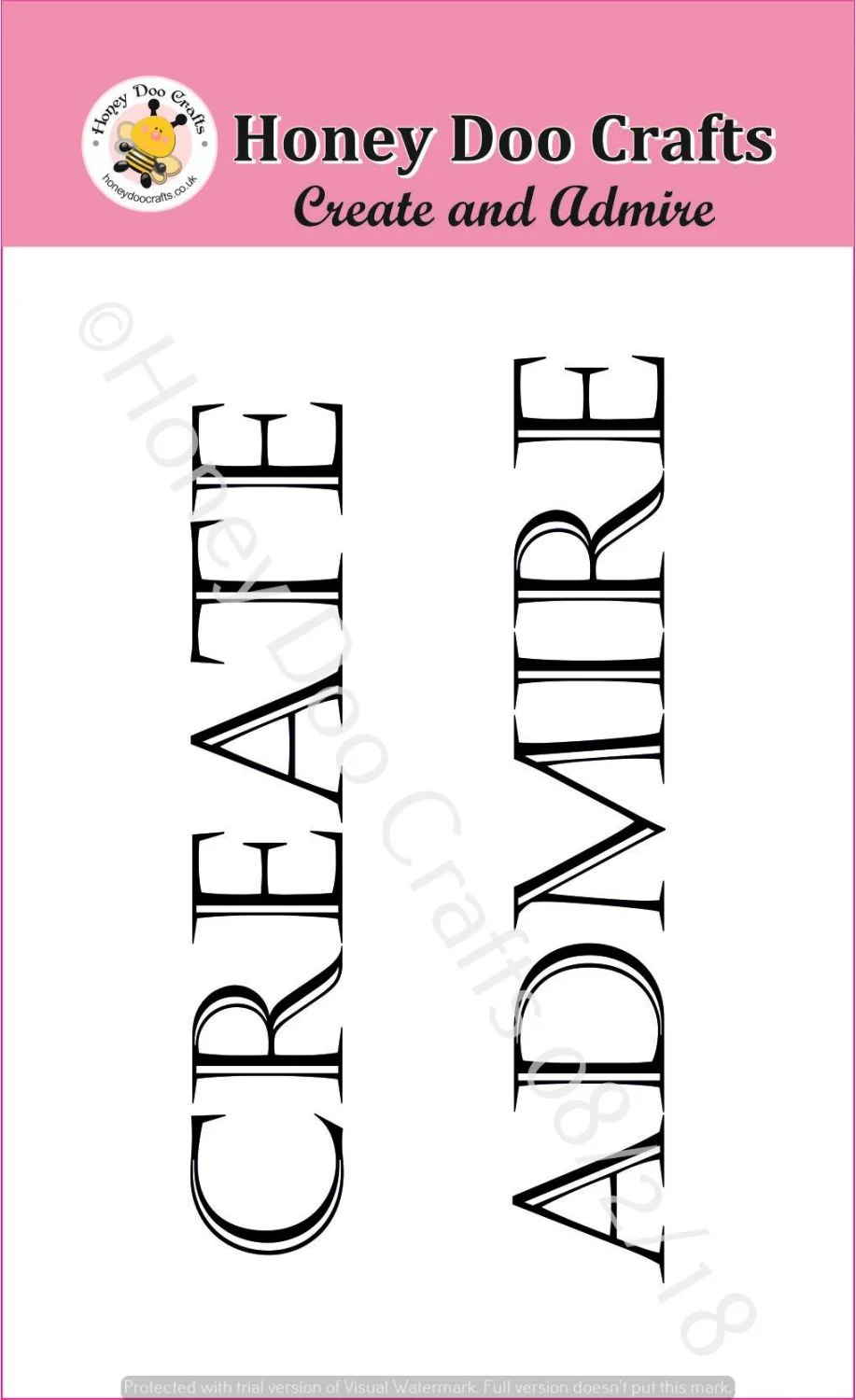 Create and Admire A7 Stamp   (Retired) 2 Left