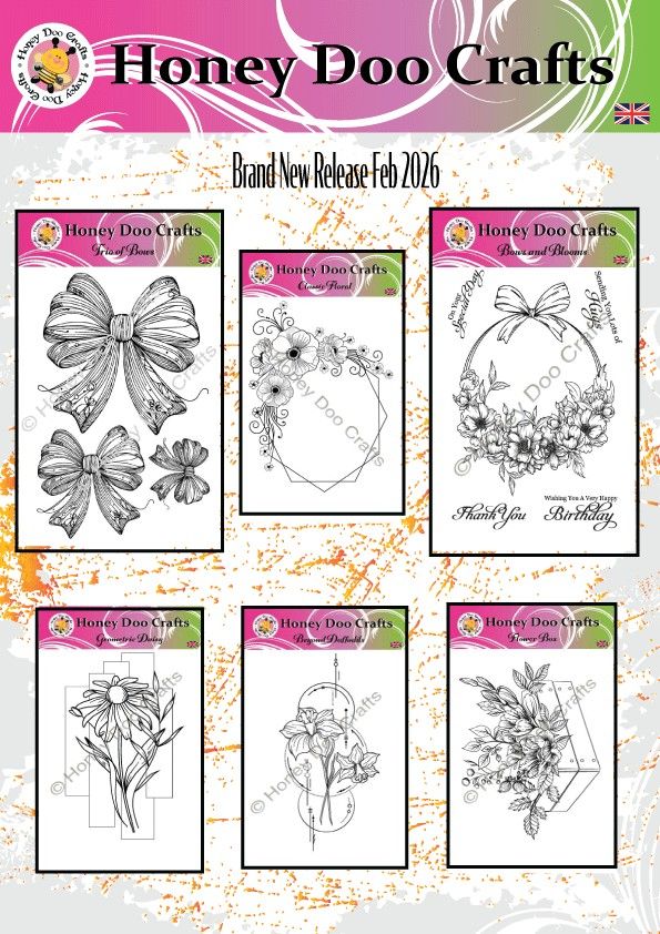 New - Flowers & Bows Stamp Bundle -  BRAND NEW