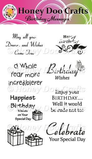 Birthday Messages       (A6 Stamp)