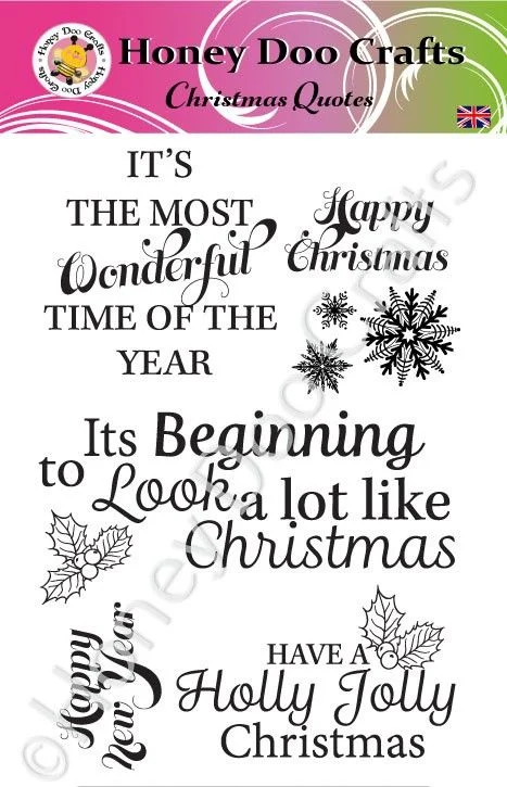 Christmas Quotes  (A6 Stamp)