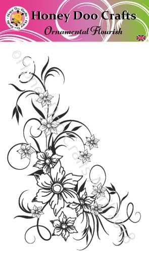 Ornamental Flourish    (A6 Stamp)