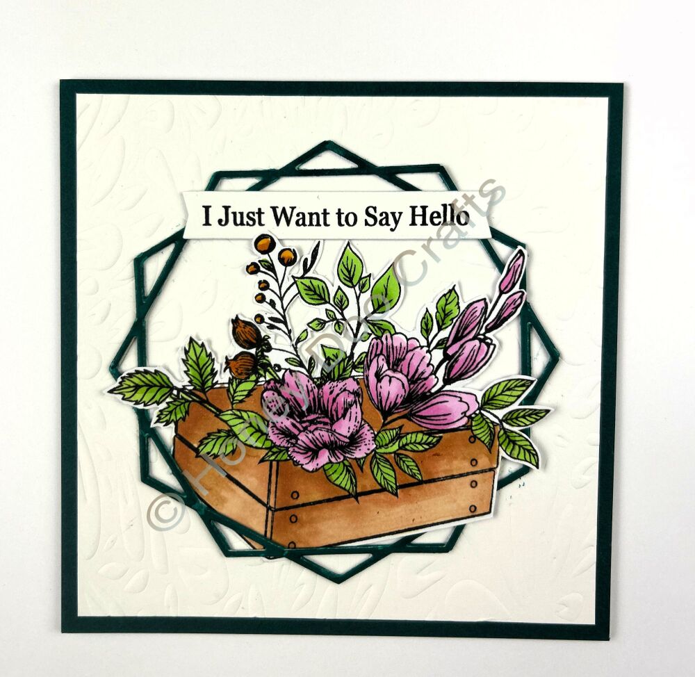 New - Flower Box (A6 Stamp)