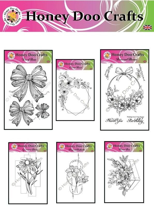 New - Flowers & Bows Stamp Bundle -  BRAND NEW