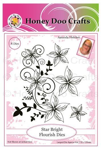Star Bright Flourish  Detailed Dies - Pre Order Only Dispatched Approx 12th March