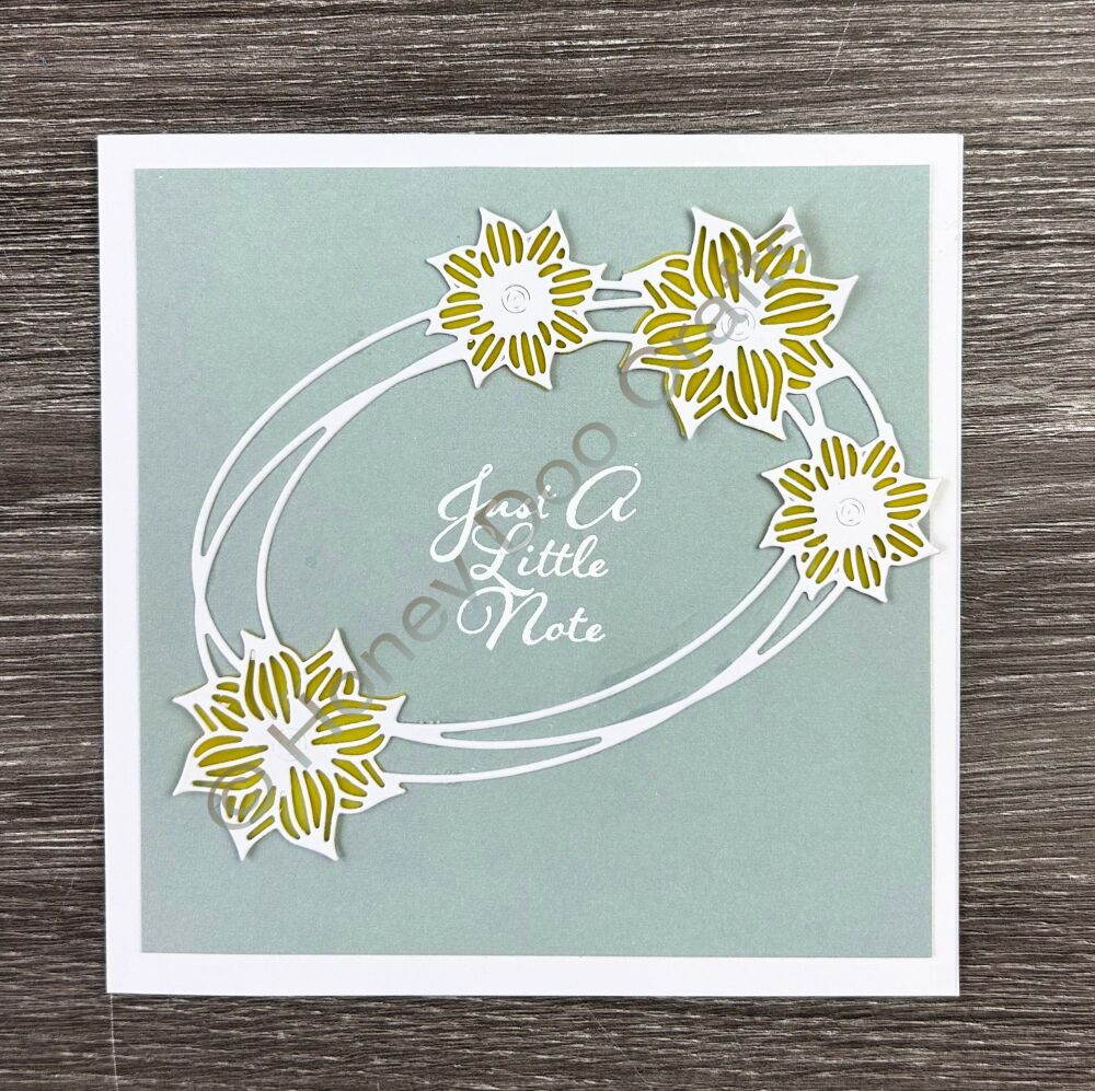 New - Oval Stars and Stripes Detailed Dies PK 5 - BRAND NEW