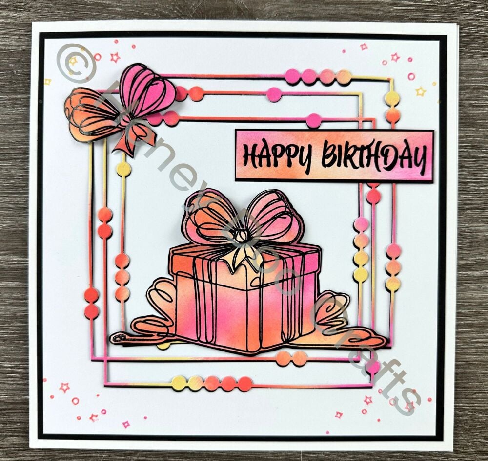 New - Gift Box (A6 Stamp)