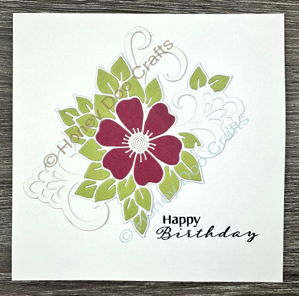 New - Floral Bloom Detailed Dies PK 4 - BRAND NEW