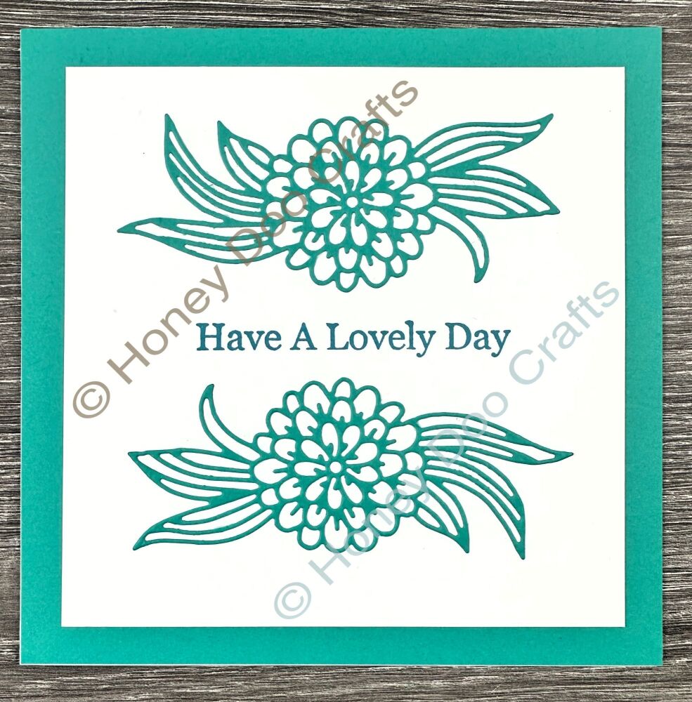 New -Floral Doodle Detailed Dies PK 4 - BRAND NEW