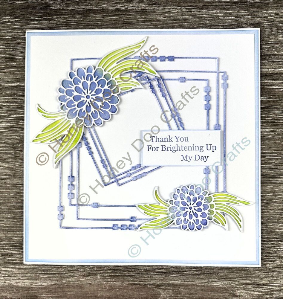 New - Floral Doodle Detailed Dies PK 4 - BRAND NEW