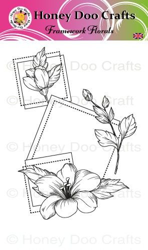 New - Framework Florals (A6 Stamp)