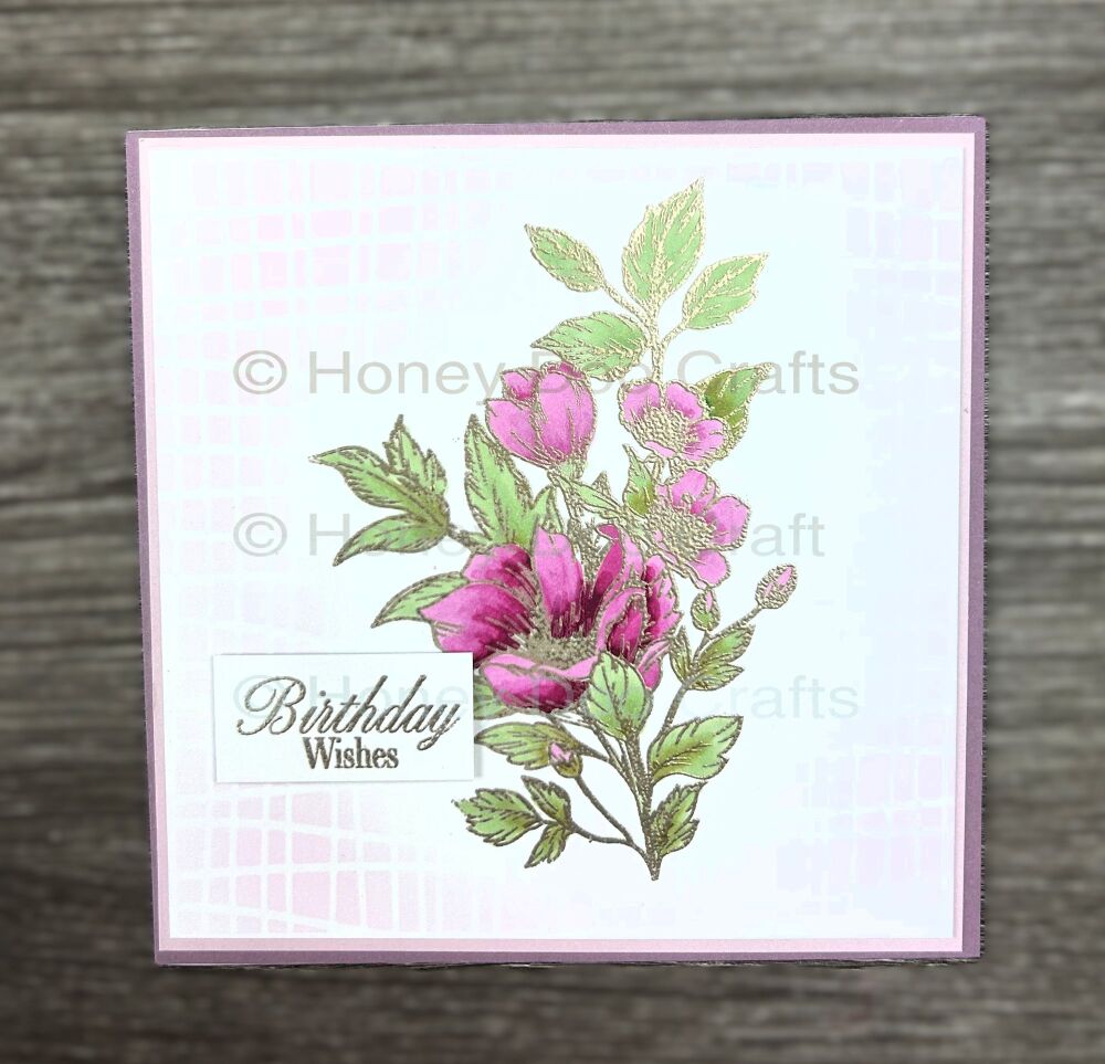 New - Floral Cluster (A6 Stamp)
