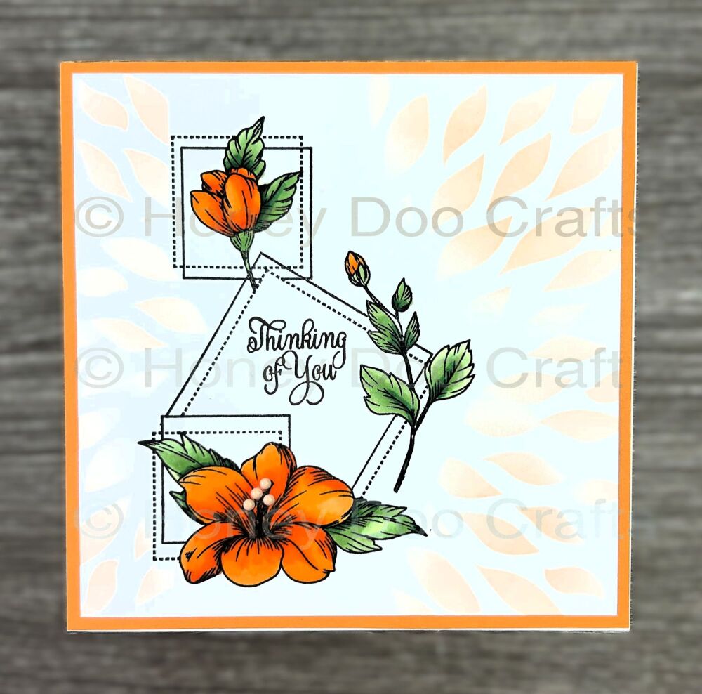 New - Framework Florals (A6 Stamp)